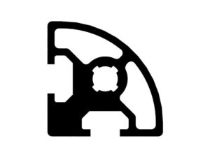Perfil de aluminio 25x25S