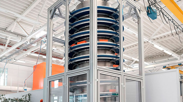 transportadores en espiral