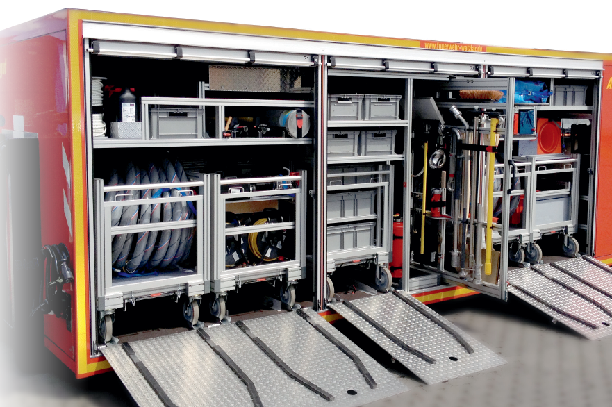 estructuras de aluminio para bomberos