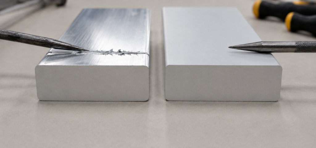 ¿Qué es mejor, el aluminio o el aluminio anodizado? 1 aluminio o aluminio anodizado